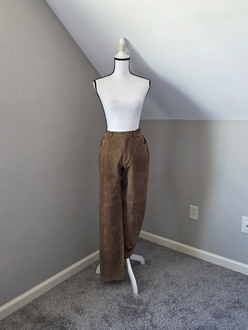Hugo Buscati Womens Leather Pants